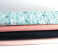 Preview: Designerbaumwollstoff Field of Dreams teal (10 cm)